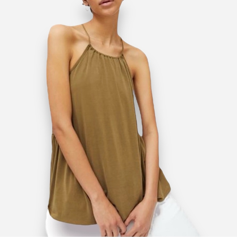 🌸New🌸 Urban Outfitters High Neck Tunic Top Size Large NWT - Picture 1 of 11